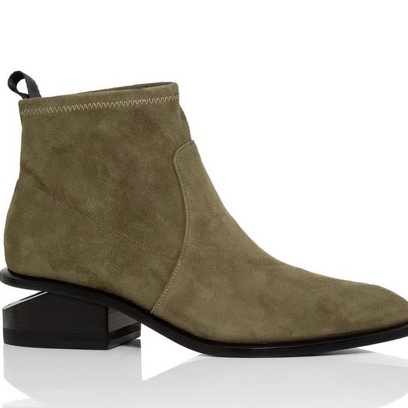 NEW ALEXANDER WANG Kori Suede Bootie - Picture 4 of 9
